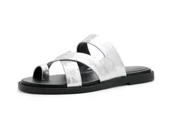 マーク・フィッシャー レディース シューズ サンダル Marc Fisher LTD Genella Silver Leather シルバーのサムネイル