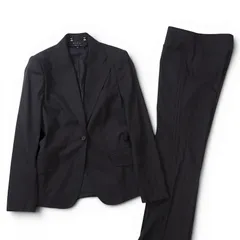 美品 グッチ GUCCI アーカイブ トムフォード期 ストレッチ スーツ ジャケット パンツ  38 ブラック レディース 正規品 6-DF051のサムネイル