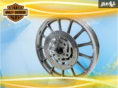 【歪み無し！】 HD ハーレーダビッドソン純正 FXD ダイナ 2005年 フロント ホイール T19×2.15MT 1本 単体 ノーマル 純正部品 スペア用にのサムネイル