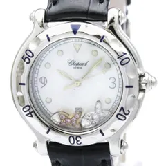ショパール (CHOPARD) ハッピースポーツ フィッシュ ダイヤモンド シェル文字盤 ステンレススチール レザー クォーツ レディース 時計 27/8921-403 (外装仕上げ済み)のサムネイル