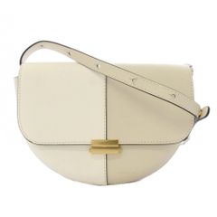新品タグ付 OHGA 牛革 パットバッグ ホワイト - メルカリ