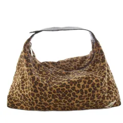 ボッテガヴェネタ BOTTEGA VENETA ポーチ ハンドバッグ ヒョウ柄 レオパード 茶 ブラウン /TK 16 ■OHのサムネイル