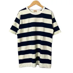 東洋エンタープライズ TOYO ENTERPRISE WHITESVILLE ホワイツビル 30/2 BORDER T-SHIRT ボーダー カットソー 半袖 S ネイ WV79146のサムネイル