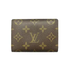 ルイヴィトン LOUIS VUITTON ポルト2カルトヴェルティカル パスケース カード 名刺入れ 茶 ブラウン /SS ■OSのサムネイル