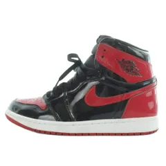 ナイキ NIKE Air Jordan 1 High OG Patent Bred エアジョーダン1 ハイ OG パテントブレッド スニーカー US10 28cm 555088-063 /YI14のサムネイル