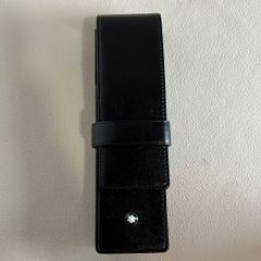 未使用品 MONTBLANC ペンケース 2本用 シエナ黒 箱付き - メルカリ
