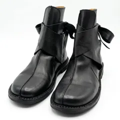 極美品✨トリッペン 本革ショートブーツ バックリボン 黒【38 / 24.5cm】 trippen レザー レースアップ アンクルブーツ レディースのサムネイル