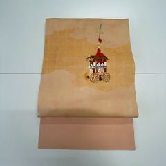子供着物 反物 正絹 四つ身 オレンジ 手毬 - メルカリ