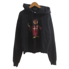 マウジー MOUSSY STUDIOWEAR E.T. パーカー フーディ F フリーサイズ 黒 ブラック キャラクタープリント 裏起毛/HWのサムネイル