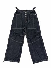 Drape-like Denim Pants - ブルー harapeco | Mercari