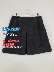 MOUSSY マウジー ショート/ミニスカート 1 ブラック レディースのサムネイル