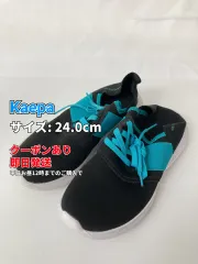 Kaepa ケイパ スニーカー 24.0cm ブラック 無地 ブランドロゴ 紐 ローカット レディースのサムネイル