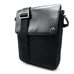【良品】Dunhill ダンヒル メッセンジャー ショルダーバッグ ポシェット キャンバス レザー 革 ブラック 黒 メンズのサムネイル