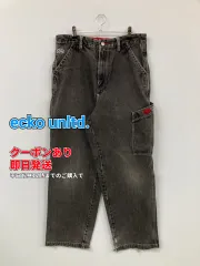 ecko unltd. エコーアンリミテッド デニムパンツ グレー フルレングス 無地 ワンポイント ブランドロゴ スタンダード ストレート レギュラー ヴィンテージ メンズのサムネイル