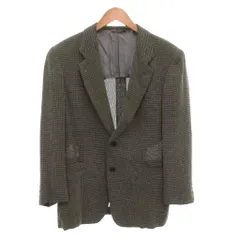 カルヴェン CARVEN テーラードジャケット ブレザー S 緑 グリーン 織り柄 ノッチドラペル 長袖 /SCのサムネイル