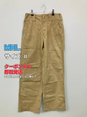 MHL. エムエイチエル チノパンツ Ⅱ ベージュ フルレングス コットン 無地 スタンダード ストレート レギュラー メンズのサムネイル