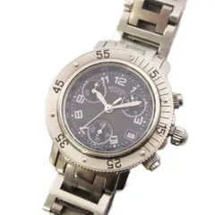 エルメス HERMES CL2.310 クリッパー 腕時計 ダイバー クロノグラフ クオーツ シルバーカラー /KH ■OHのサムネイル