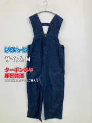 RNA-N サロペット/オーバーオール M ブルー フルレングス デニム コットン レディースのサムネイル