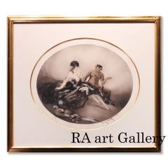 イタリア アントニオカノーヴァ 三美神 天使 複製画 名画 アンティーク