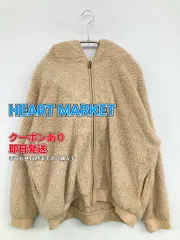 HEART MARKET ハートマーケット パーカー ベージュ コットン ボア 無地 ジップアップ 長袖 レディースのサムネイル