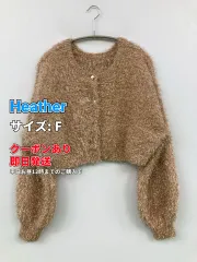 Heather ヘザー キャミソール F ブラウン 無地 カップなし レディースのサムネイル