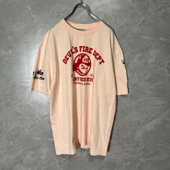 Tedman テッドマン×シグナル 消防士 Tシャツ ピンク 袖ポケ エフ商会 44 カミナリモータースのサムネイル