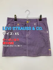 LEVI STRAUSS & CO. リーバイストラウスアンドカンパニー ショート/ミニスカート XS パープル レディースのサムネイル