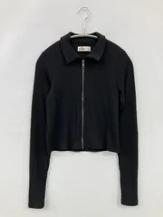 HOLLISTER ホリスター カーディガン/ボレロ S ブラック 無地 ショート丈 長袖 レディースのサムネイル