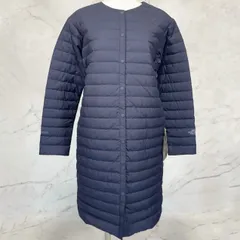 未使用品 THE NORTH FACE ザ ノースフェイス ウィンドストッパー ゼファー シェルコート ダウンコート ネイビー Mサイズ NDW92263のサムネイル