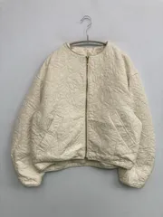 ViS ビス ブルゾン F アイボリー 合成皮革/人工皮革 キルティング その他総柄 ショート丈 フードなし ジップアップ レディースのサムネイル