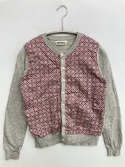 BEAMS BOY ビームスボーイ カーディガン/ボレロ グレー コットン その他総柄 ミドル丈 長袖 レディースのサムネイル