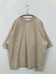 WYM ウィムバイリドム Tシャツ/カットソー M ベージュ 無地 ミドル丈 半袖 クルーネック(丸首) メンズ レディースのサムネイル