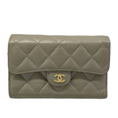 CHANEL CLASSIC FLAP マトラッセ 三つ折り財布 ラムスキン - メルカリ
