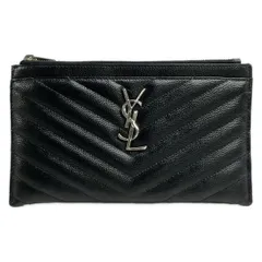 SAINT LAURENT PARIS(サンローランパリ) ポーチ 504922 黒 レザーのサムネイル