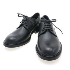 試着程度✨マーガレットハウエル プレーントゥ 黒 レザー レースアップ