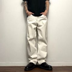 美品90s00s BAPE ホワイトワイドストレートデニム Wrangler - メルカリ