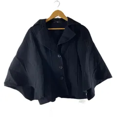ダックス Daks ジャケット コート ポンチョ テーラード ロゴボタン ブラック 38サイズ 975771のサムネイル