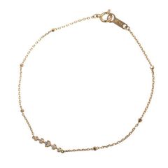 k18ダイヤモンドブレスレット0.448ct 18金 刻印あり定価133670円 