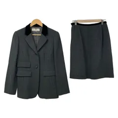 BALENCIAGA(バレンシアガ) スカートセットアップ レディース - ダークグレー×黒 肩パッドのサムネイル