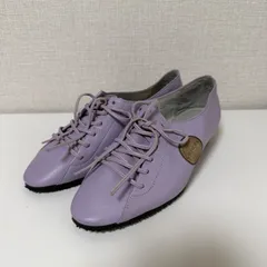 LANCEL ランセル レースアップシューズ 22.5cm ラベンダーのサムネイル