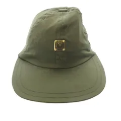 エムシーエム MCM 帽子 キャップ ロゴ ナイロン カーキ /YO15 ■GY42のサムネイル