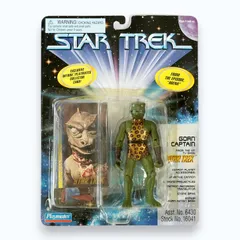 未開封 STAR TREK ゴーン船長 Gorn Captain Playmates 1997 アクションフィギュア 宇宙大作戦 SkyBoxカード付のサムネイル
