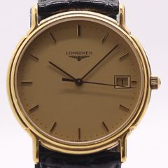 新品電池交換/極美品/稼働 ロンジン L4.220.2 ゴールド文字盤 腕時計