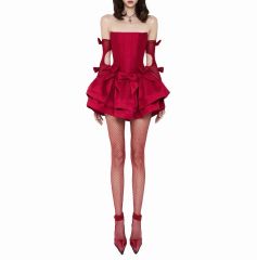 未使用級✨Rouje ロングワンピース gabin 花柄 36 神崎恵 Red - メルカリ