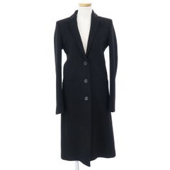 GIVENCHY ロングコート ブラック Uロック カットアウト シャドーロゴ