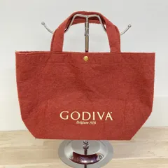 美品 GODIVA/ゴディバ トートバッグ/ハンドバッグ レッド/赤系 フェルト生地 ロゴ入り スナップボタン式[OB04185]のサムネイル