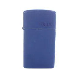 ジッポー ZIPPO オイルライター 喫煙具 タバコ ロゴ 火花確認済み 青 ブルー ■GY18 /MQのサムネイル
