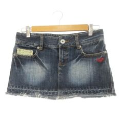 DSQUARED2 デニムミニスカートダメージ加工ディースクディースクエ