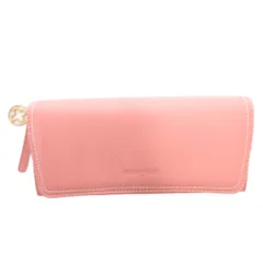マリクレール MARIE CLAIRE 美品 長財布 ウォレット ピンク レザー ステッチ /NL ■GY99のサムネイル