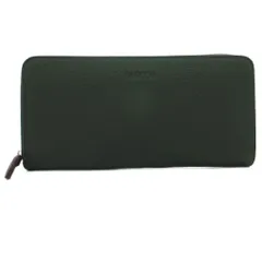 バルコス BARCOS 美品 長財布 ウォレット 緑 ジッパー開閉 エンボスロゴ シボ加工 /IL ■GY99のサムネイル